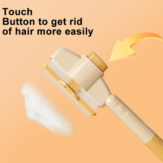 Popular Pet Grooming Tool Dog Brush Self-Cleaning Sliker Pet Brush for Removes Tangles Loose Hair Shedding Pet Cat Comb