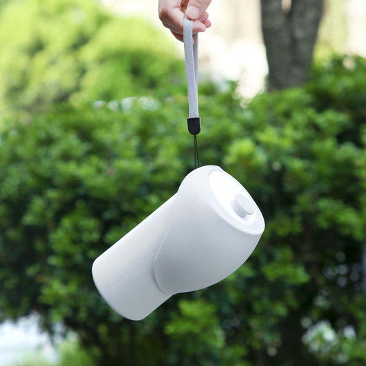 Portable Silicone Dog Water Bottle with Foldable Bowl