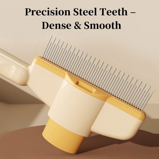 Self-Cleaning Pet Grooming Brush for Dogs & Cats