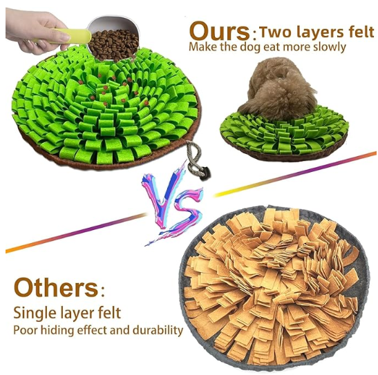 Snuffle Mat for Dogs – Interactive Nose work Feeding Toys