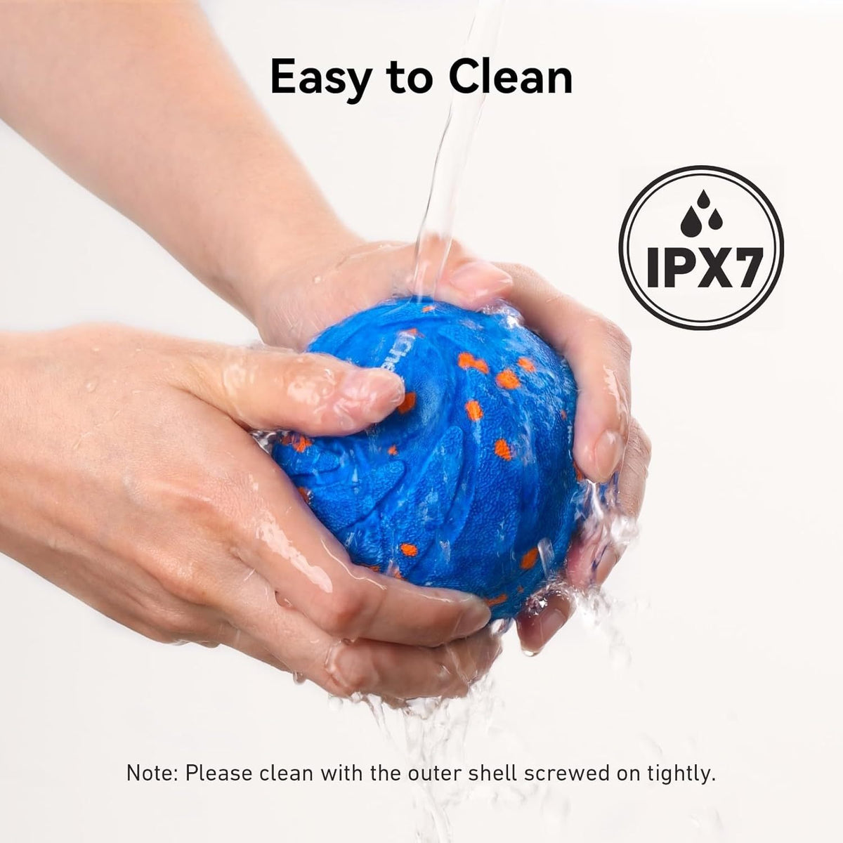 Cheerble New E-TPU Smart Interactive Dog Ball Toys Waterproof Touch Activated Rolling Eco-Friendly PC Material Modern Lovely
