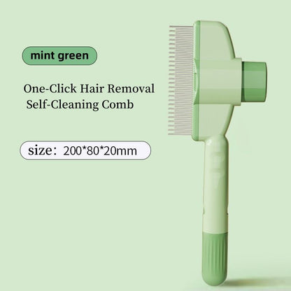 Self-Cleaning Pet Grooming Brush for Dogs & Cats