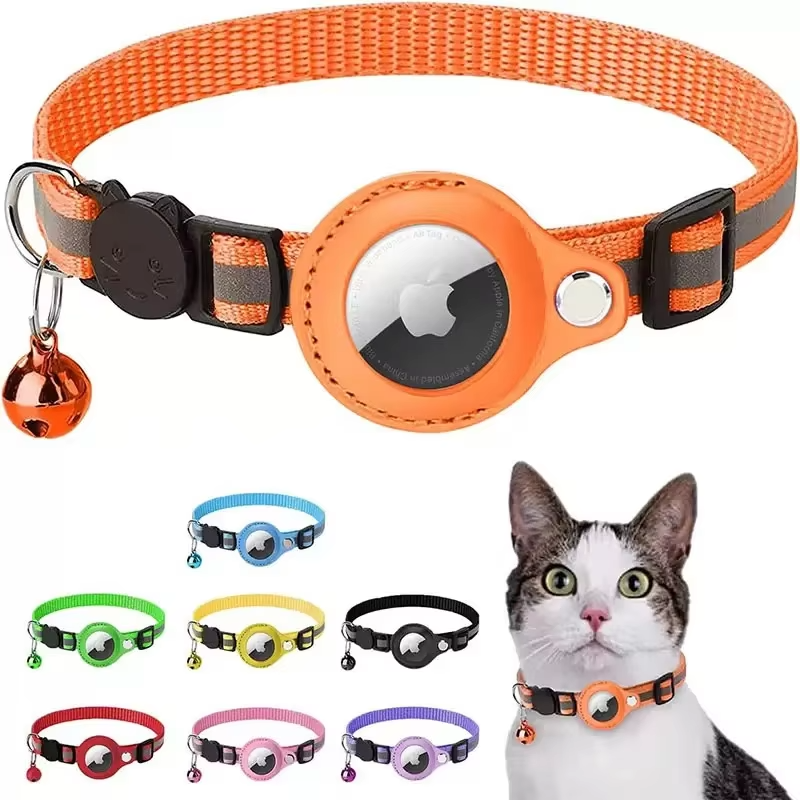 PawTrack™ AirTag Cat Collar – Breakaway Safety