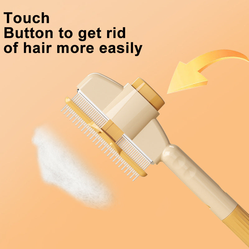 Popular Pet Grooming Tool Dog Brush Self-Cleaning Sliker Pet Brush for Removes Tangles Loose Hair Shedding Pet Cat Comb