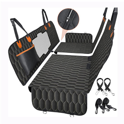 Waterproof Car Hammock for Dog 5-in-1 Dog Car Seat Cover for Back Seat