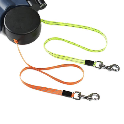 2-in-1 Dual Retractable Dog Leash