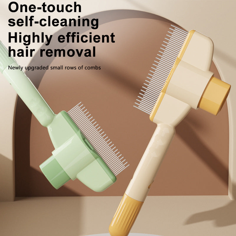 Popular Pet Grooming Tool Dog Brush Self-Cleaning Sliker Pet Brush for Removes Tangles Loose Hair Shedding Pet Cat Comb