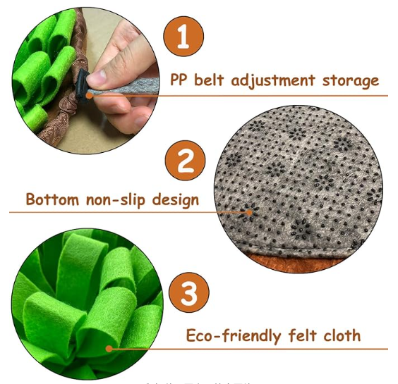 Snuffle Mat for Dogs – Interactive Nose work Feeding Toys