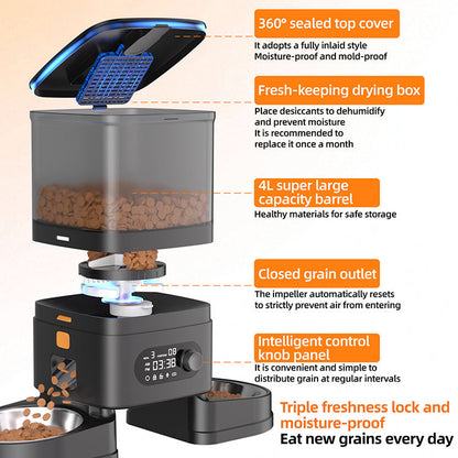 Automatic Pet Food Dispenser for Cats & Dogs