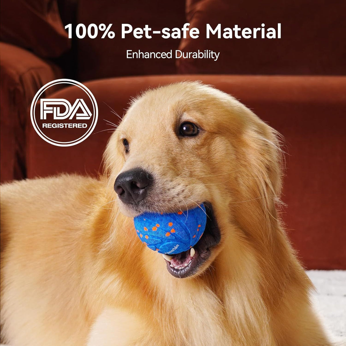 Cheerble New E-TPU Smart Interactive Dog Ball Toys Waterproof Touch Activated Rolling Eco-Friendly PC Material Modern Lovely
