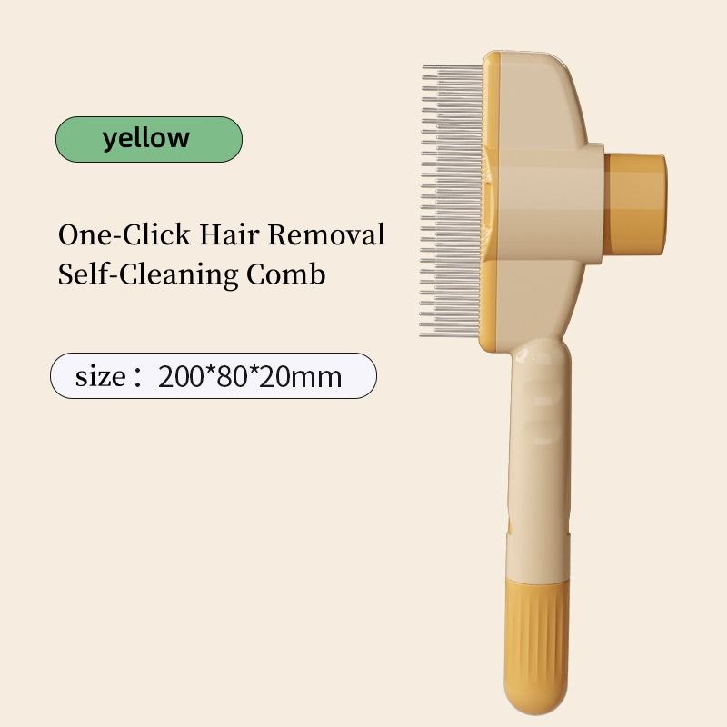 Self-Cleaning Pet Grooming Brush for Dogs & Cats
