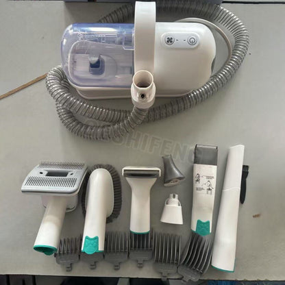 Pet Grooming Set Vacuuming Shave 7 in 1 Multifunctional Pet Hair Remover